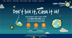 Desktop Screenshot of cash4clothes.co.uk